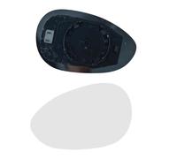 Retroviseur Miroir Glace Pour Fiat 500 500C 2007-2023 Rétroviseur Latéral Droit/gauche Lentille D'évaluation Chauffée Étanche Anti-éblouissement Grande Vision verre de recul miroir(La gauche)
