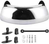 Rétroviseur moto 180 degrés Grand Angle Réglable Montage Anti-Vent Eliminer le point aveugle