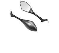 Retroviseur Moto 2 X clignotants rétroviseurs latéraux avec clignotant 10mm rétroviseur de moto Retro Moto(Rear Mirrors)