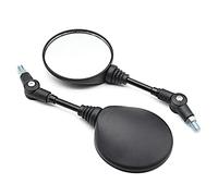 Retroviseur Moto 2pcs pliable rond 1 0mm Miroir arrière Scooter for accessoires de motocross miroir for miroirs de motocyclette à vélo Retro Moto