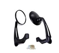 Rétroviseur Moto 8/10MM Universel Pour Benelli Pour TNT150 Pour TRK502 Pour Ducati Pour Monster 696 Pour Vespa Ensemble miroirs(Noir)