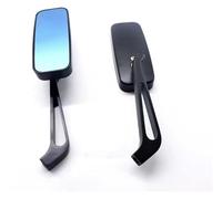 retroviseur moto embout guidon Pour Kawasaki Pour Vulcan Pour VN800 Pour 900 Pour 1500 Pour 1600 Pour 1700 Pour 2000 Moto Rétroviseur Rétroviseurs latéral Aile(Black)