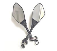 Retroviseur Moto Embout Guidon Pour Suzuki Rétroviseurs Latéraux LED De Moto Avec Clignotant Rétroviseurs 10mm Retroviseurs Latéraux