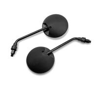 Retroviseur Moto Embouts Rétroviseurs Ronds Rétro Modifiés Pour Moto Scooter Électrique Poteau Droit Rétroviseurs De Recul Réflecteurs 2 Pièces(8mm)