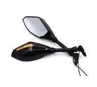 Rétroviseur Moto Guidon Rétroviseurs De Moto Universels 10mm avec Clignotant Intégré pour Brutale 910R 989R 920 990 1078RR 1090