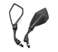 Rétroviseur Moto Latéraux pour Universal Moto Rétroviseur Pièces Rechange Accessoires(Noir)