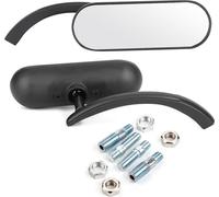 Rétroviseur moto, miroir à ailettes durable avec aluminium et matériau en verre pour réduire les zones aveugles Honda Shadow 600/750/1100 ACE