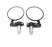 Retroviseur Moto Miroir de moto rond, extrémité du guidon, rétroviseur latéral convexe for, convient