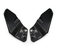 Retroviseur Moto Miroirs de recul modifiés moto Accessoires Aile vent Réglable Rotation rotation Cnc Miroir en aluminium(Bright black)