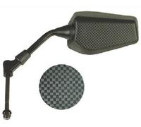 Rétroviseur moto pour GAUCHE, Filetage 8MM, CÔTÉ DROIT, COULEUR CARBONE PEUGEOT