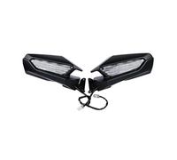 rétroviseur moto Pour GL1800 GL 1800 GL-1800 2018 - 2023 Rétroviseur De Moto Clignotant LED Lentille Transparente rétroviseurs réglables motos(Matte Black)
