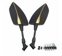 Rétroviseur Moto pour Guidon pour DL650 V-Strom DL1000 DL650/XTDL1000/XT V Strom Moto Rétroviseur Rétroviseur Latéral Pièces De Modification Universelles(Gold)