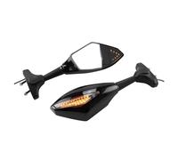 Rétroviseur moto Pour Suzuki GSXR 1000 2001-2005 2009-2012 Rétroviseurs Moto Avec Clignotants LED Intégrés Rétroviseur de moto(1)