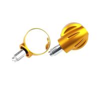 Retroviseur Moto Pour Suzuki Pour GSXR Rétroviseur D'angle Mort Grand Angle Réglable À 360 Degrés Pour Moto Rétroviseur Latéral Moto(Golden)