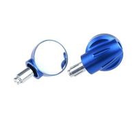 Retroviseur Moto Pour Suzuki Pour GSXR Rétroviseur D'angle Mort Grand Angle Réglable À 360 Degrés Pour Moto Rétroviseur Latéral Moto(Blue)