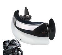 Rétroviseur Moto | Rétroviseur Anti-angle Mort 180 Degrés Pare-brise Moto | Protection Réglable Contre Le Vent Pour Scooter De Route Sport Et Usage Général