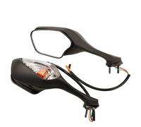 Retroviseur Moto Rétroviseur De La Contre-Vérificateur De Moto Avec Tournez La Lampe D'éclairage For CBR1000RR CBR 1000 RR 2008-2013 Rétroviseurs Retro Moto(Collapsible)