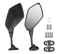 Retroviseur Moto Rétroviseur de moto 2 pièces/paire, rétroviseurs latéraux réflecteurs For HONDA CBR600RR 2003-2011 CBR900 1998-2003 CBR1000RR 2004-2007 Retro Moto(Carbon Fiber)