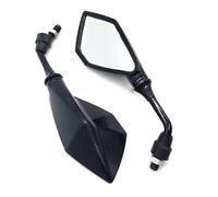 Retroviseur Moto Rétroviseur de moto Miroir modifié arrière Pentagonal for Noir 10mm Universal Moto Accessorie