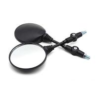Retroviseur Moto Rétroviseur rond pliable for Scooter, 10MM, 2 pièces, accessoires de Motocross for vélo, rétroviseurs de moto Retro Moto