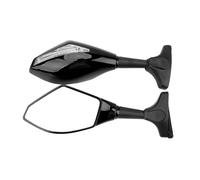 Retroviseur Moto Rétroviseurs De Clignotants De Moto Universels, Une Paire De Clignotants, Rétroviseurs Latéraux Intégrés, Rétroviseur Rétroviseurs Latéraux Moto(Black)