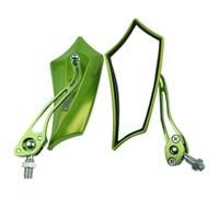 Rétroviseur Moto Universel Moto Vélo 8 Mm 10 Mm Latéral Scooter VTT Vélo Rétroviseur(Vert)