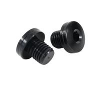 Rétroviseur Moto Vis De Cache-rétroviseur Universel M10 en Alliage D'aluminium pour Moto Rétroviseurs Latéraux(Black)