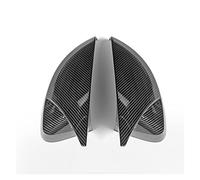 Rétroviseur Noir Brillant Voiture Style Rétroviseur Housse Côté Aile Miroir Couvre Casquettes Pour Audi A3 S3 8V RS3 2015 2016 2017 2018 2019(Carbon Fiber Look)