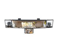 Rétroviseur panoramique - Design à clip, rétroviseur intérieur | Rétroviseur grand angle anti-éblouissement pour SUV, camion, voiture avec réflexion claire, montage sur tableau de bord, conduite