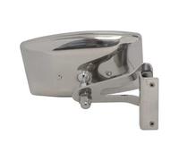 Rétroviseur passager chromé rectangulaire spécial "Mini" fixation sur glissière