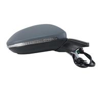 RéTroviseur Porte Complet Pour VW Pour Golf 7 Pour MK7 2013 2014-2020 9/13 Broches Ensemble Miroir Latéral Auto Puissance Chauffante Couverture Conduite Ensemble RéTroviseur(9pins right)