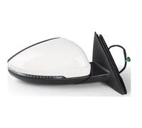RéTroviseur Porte Complet Pour VW Pour Jetta Pour MK7 2019 2020 Auto Gauche Droite Puissance Chauffé Clignotant Pliable 6 Fils Ensemble Miroir Latéral RéTroviseur ExtéRieur(Right white)
