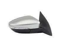 RéTroviseur Porte Complet Pour VW Pour Passat Pour CC 2008-2018 Voiture Électrique Chauffé Clignotant Pliable 9 Ou 13 Fils Ensemble De Miroir Latéral RéTroviseur ExtéRieur(Silver 13 wire Right)