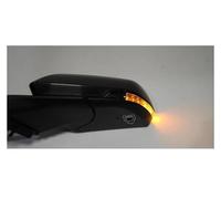 Rétroviseur Portière Voiture Pour Ford Pour Mustang 2015-2021 Ensemble Lentilles Verre Vue Arrière Remplacement Lunette Noire Rétroviseur Extérieur Complet(7 pins left)