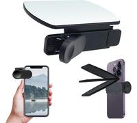 Rétroviseur Pour Appareil Photo De Téléphone Portable,Clip De Réflexion Réglable,Pour Appareil Photo De Téléphone,Noir