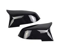 Rétroviseur Pour BMW Série 1 2 3 4 F20 F21 F22 F30 F32 F36 X1 F87 M3 Rétroviseur Couverture Aile Latérale Rétroviseur Housse(Bright Black-2Pcs)
