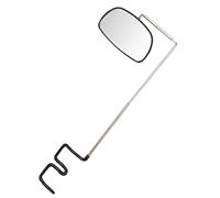Rétroviseur pour casque de vélo, angle réglable, rotation à 360 degrés, alliage d'aluminium de haute qualité, léger pour casque de sécurité ou support de lunettes 6,7 x 2,4 pouces