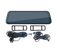 Rétroviseur pour Dash Cam - Dash Cam pour rétroviseur, Cam pour rétroviseur de vision nocturne | Dash Cam avec enregistrement avec détection de mouvement, Dash Cam avec miroir portable HD