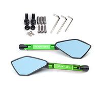 Rétroviseur Pour MT-07 MT072014 2015 2016 2017 2018 2019 2020 Accessoires De Moto Universels CNC Aluminium Bleu Lentille Rétroviseur Latéral(Vert)