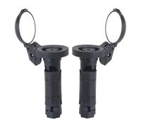 Rétroviseur pour vélo | Miroirs pour extrémités du guidon de vélo de route - Paire pliable avec couvercle et lentille convexe pour cyclisme urbain, montagne, voyage