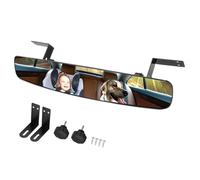 Rétroviseur pour voiturette de golf, rétroviseur central convexe à 180 degrés universel grand angle panoramique pour voiturette de golf HD rétroviseur central convexe transparent pour voiture camions