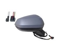 Rétroviseur rabattable électriquement droit à peindre chauffant avec mémoire feu clignotant side Audi Q2 (GA) depuis 2016 - 81B857410C9B9 / 81A857528AGRU / 81A857536K / 81B949146