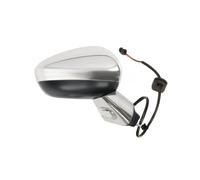 Rétroviseur rabattable électriquement droit coque et base chromée Citroen C3 2 2009-2016 - 8154AW / 8152J7