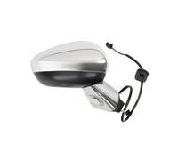 Rétroviseur rabattable électriquement droit coque et base chromée compatible avec Citroen C3 2 2009-2016