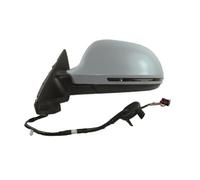 Rétroviseur rabattable électriquement gauche à peindre chauffant Audi A3 Sportback 8P phase 3 2008-2010 - 8P1858531EC01C / 8T0857527DGRU / 4F0857535AF / 8P1858531ECFKZ / 8K0949101C