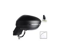 Rétroviseur rabattable électriquement gauche à peindre chauffant side Nissan Qashqai J12 depuis 2021 - 96374-6PA2A / 96302-6UN0A / 963656PA2A / 261606PA0A