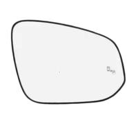 Rétroviseur Rechange Miroir Pour Toyota pour Wildlander pour Harrier pour Venza chauffage avec/lentille de miroir à motif de lumière d'angle mort Extérieur Réglable Verre de Recul(1 Right side)