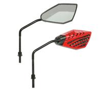 Rétroviseur Replay SCOOT ARROW ROUGE TIGE DIAM 8mm PAIRE
