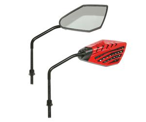 Rétroviseur Replay SCOOT ARROW ROUGE TIGE DIAM 8mm PAIRE