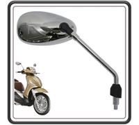 Rétroviseur rétroviseur chromé côté droit pour Piaggio Beverly 125 de 2010 à 2015 - Piaggio Beverly 300 de 2010 à 2019 - Piaggio Beverly 350 de 2016 à 2019 d'origine Piaggio Beverly 350